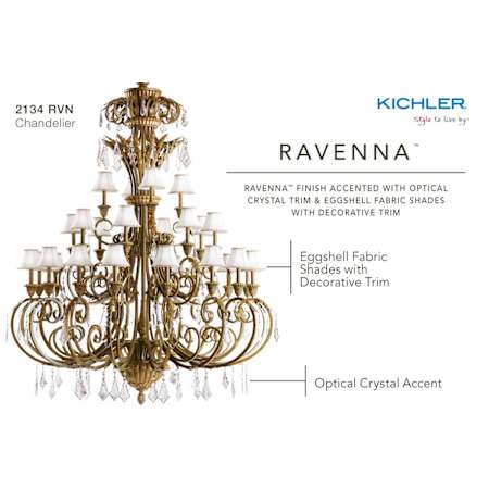 Kichler 2134RVN Ravenna Chandelier