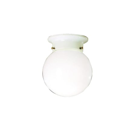 Kichler 1 Light Flush Mount Globe Shaped Ceiling Fixture - NOT FOR INDIVIDUAL SALE - ORDER KICHLER 216 White
