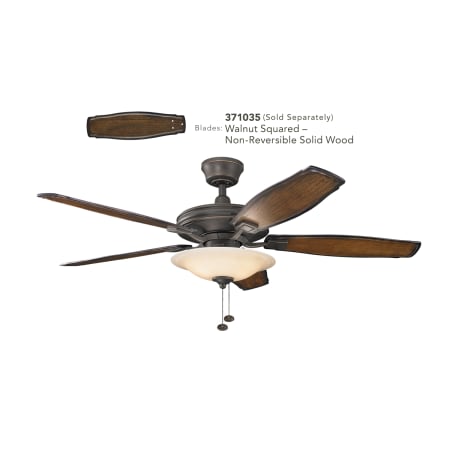 Olde Bronze with optional 371035 fan blades