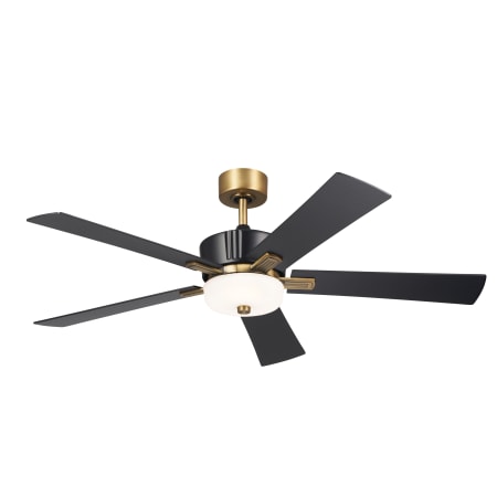 Kichler Icon 56" 5 Blade LED Indoor Ceiling Fan with Remote Control Satin Black