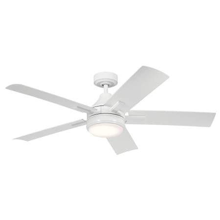 Kichler Tide 52" 5 Blade Indoor / Outdoor LED Ceiling Fan with Remote Control White