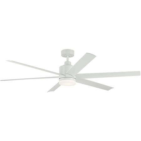 Kichler Loa 65" 6 Blade Indoor / Outdoor Ceiling Fan Matte White