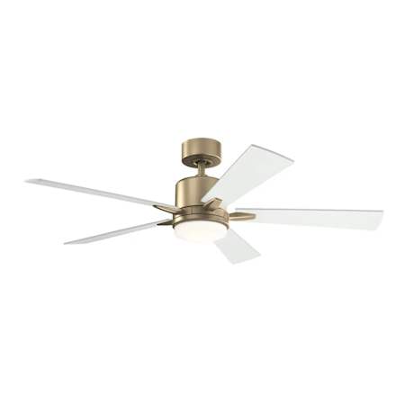 Kichler Lucian Elite 52" 5 Blade Indoor LED Ceiling Fan Champagne Bronze