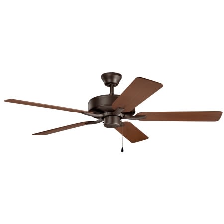 Kichler 52" 5 Blade Indoor / Outdoor Ceiling Fan Satin Natural Bronze