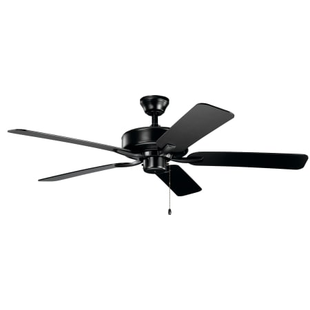 Kichler 52" 5 Blade Indoor Ceiling Fan Satin Black