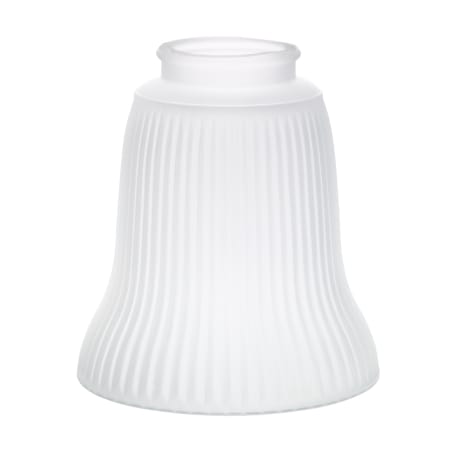 Kichler 2.25" Fitter Universal Frosted Ribbed Replacement Glass Shade - Package of 4 Universal Glass