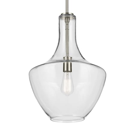 Kichler Everly 14" Wide Pendant Brushed Nickel