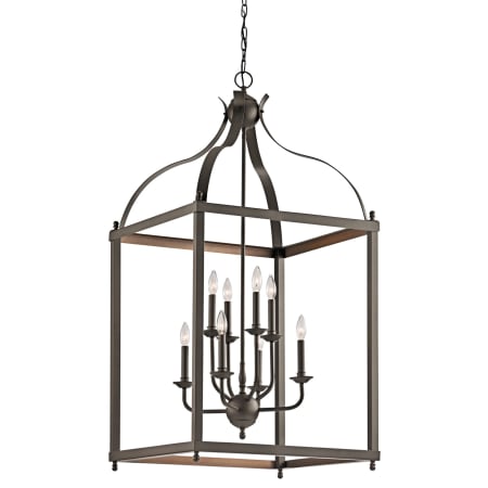 Kichler Larkin 8 Light 24" Wide Taper Candle Chandelier Olde Bronze