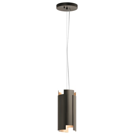 Kichler Moderne Single Light 5-1/2" Wide Integrated LED Suspension Mini Pendant Olde Bronze