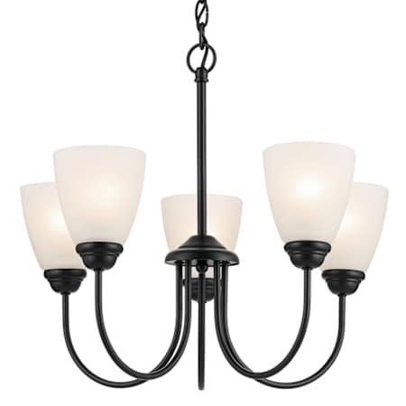 Kichler Jolie 5 Light 22" Wide Chandelier Black