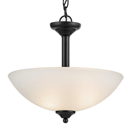 Kichler Jolie 2 Light 15" Wide Pendant Black