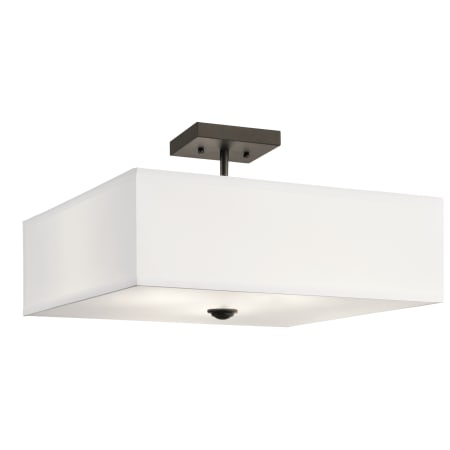 Kichler Shailene 3 Light 18" Wide Semi-Flush Ceiling Fixture Olde Bronze