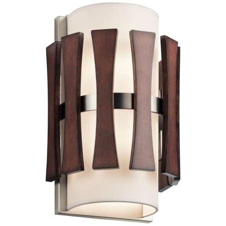 Kichler Cirus 2 Light Wall Sconce Auburn Stained Finish