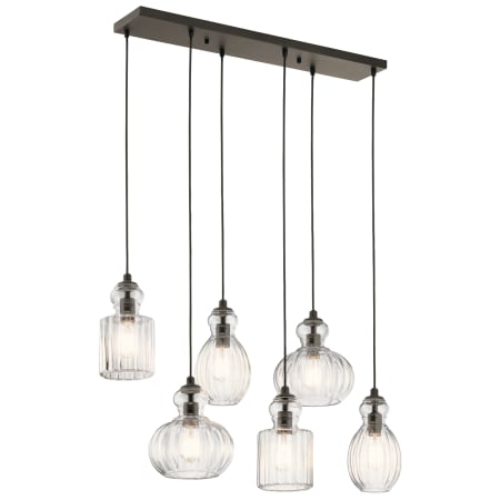Kichler Riviera 6 Light 35-1/2" Wide Multi Light Pendant Olde Bronze