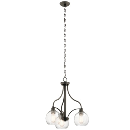 Kichler Harmony 3 Light 22" Wide Chandelier Olde Bronze