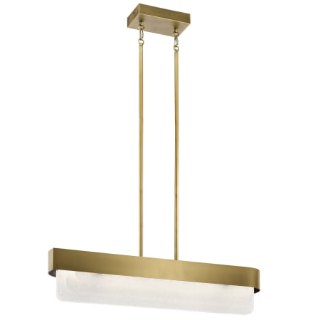 Kichler Serene 36-1/2" Wide LED Linear Chandelier Natural Brass