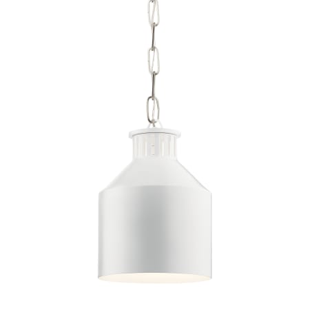 Kichler Montauk 9" Wide Mini Pendant White