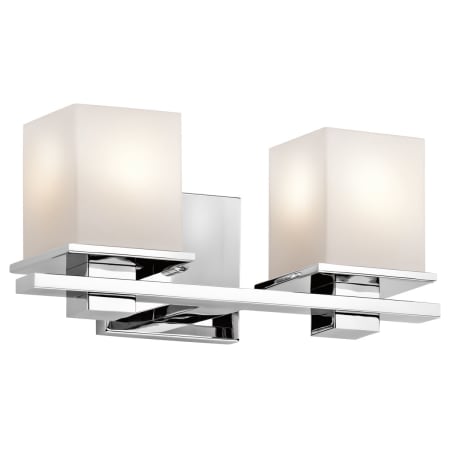 Kichler Tully 2 Light 15" Wide Vanity Light Chrome