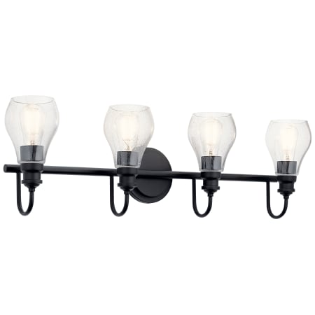 Kichler Greenbrier 4 Light 33, 6" Wide Bathroom Vanity Light Black
