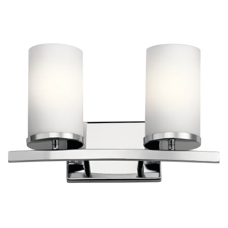 Kichler Crosby 2 Light 16" Wide Vanity Light Chrome