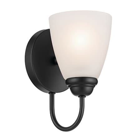 Kichler Jolie 9" Tall Bathroom Sconce Black