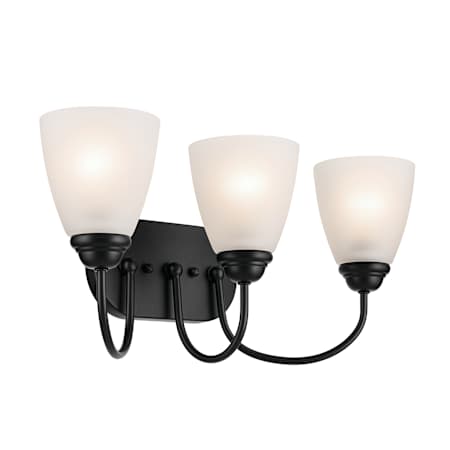 Kichler Jolie 3 Light 21" Wide Vanity Light Black
