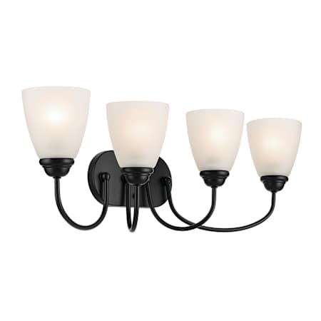 Kichler Jolie 4 Light 28" Wide Vanity Light Black