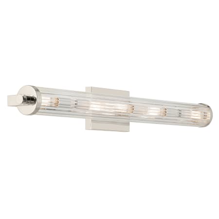 Kichler Azores 5 Light 32" Wide Bath Bar Polished Nickel