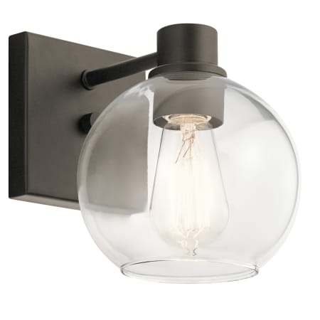 Kichler Harmony Single Light 6-1/2" Wide Bathroom Sconce Olde Bronze