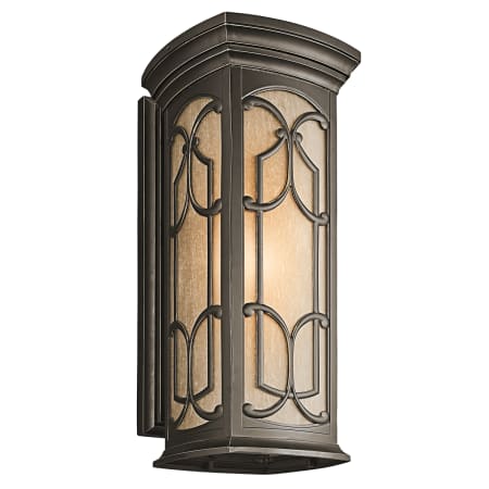 Kichler Franceasi Collection 1 Light 25" Outdoor Wall Light Olde Bronze