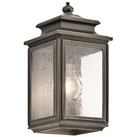 Kichler Wiscombe Park 1 Light 12.25" Outdoor Wall Light Olde Bronze