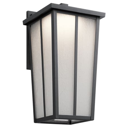 Kichler Amber Valley LED Outdoor Wall Sconce Textured Black