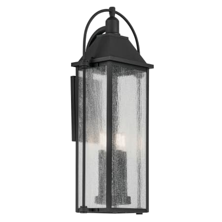 Kichler Harbor Row 4 Light 29" Tall Outdoor Wall Sconce Textured Black