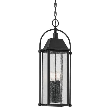 Kichler Harbor Row 4 Light 6" Wide Outdoor Mini Pendant Textured Black