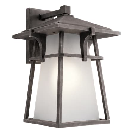 Kichler Beckett 13" Wide Single Light Outdoor Wall Sconce Weathered Zinc