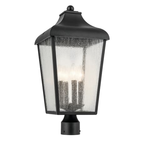 Kichler Forestdale 4 Light 22" Tall Post Light Textured Black