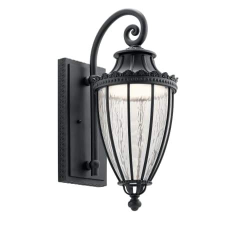 Kichler Wakefield 1 Light 22.25" High LED Outdoor Wall Sconce Textured Black