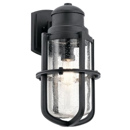Kichler Suri Single Light 17-1/2" High Outdoor Wall Sconce Textured Black
