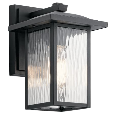 Kichler Capanna 10" Tall Outdoor Wall Sconce Textured Black