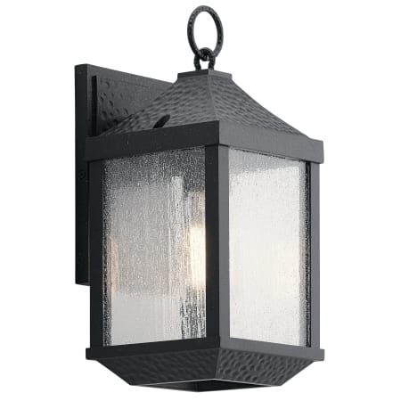 Kichler Springfield Single Light 13-1/2" Tall Outdoor Wall Sconce Distressed Black