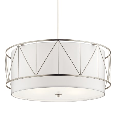 Kichler Birkleigh 24" Wide Drum Chandelier Satin Nickel