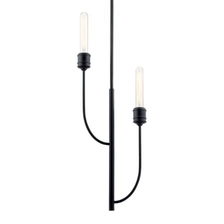 Kichler Hatton 2 Light 10" Wide Single Pendant Black