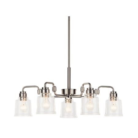 Kichler Aivian 5 Light 30" Wide Chandelier Nickel Textured