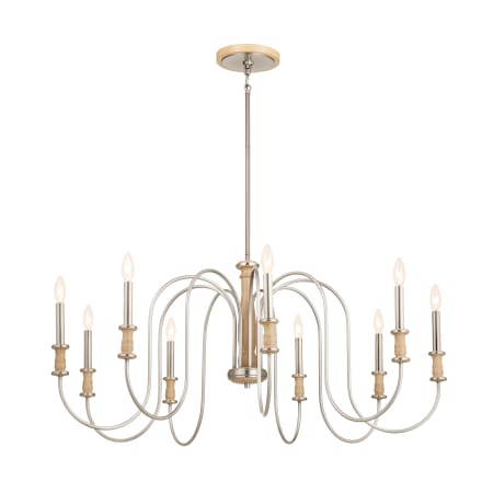 Kichler Karthe 9 Light 42" Wide Chandelier Brushed Nickel