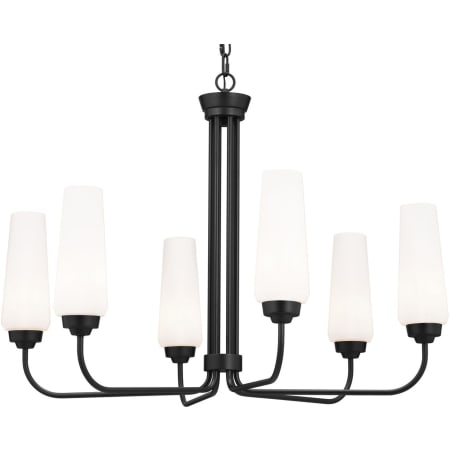Kichler Truby 6 Light 30" Wide Chandelier Black