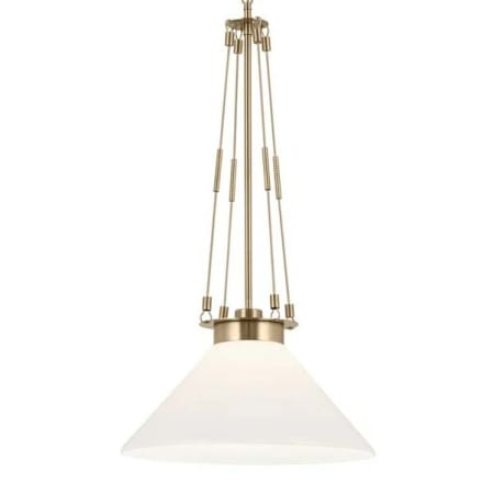 Kichler Albers 19" Wide Pendant Champagne Bronze