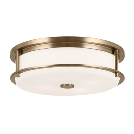 Kichler Brit 4 Light 18" Wide Flush Mount Drum Ceiling Fixture Champagne Bronze