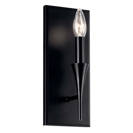Kichler Alvaro 12" Tall Bathroom Sconce Black