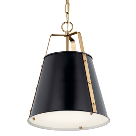 Kichler Etcher 13" Wide Pendant Black