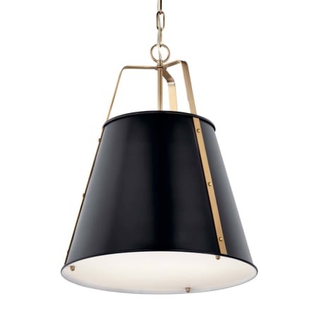 Kichler Etcher 2 Light 18" Wide Pendant Black